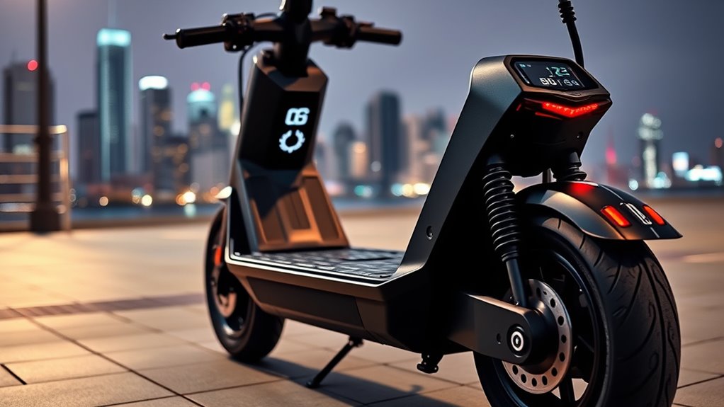 high end scooter features