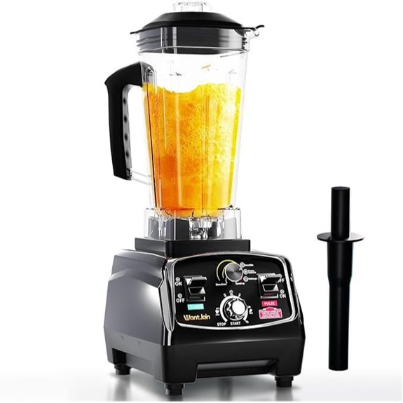 WantJoin Commercial Blender 68oz 1800W Ice & Soup