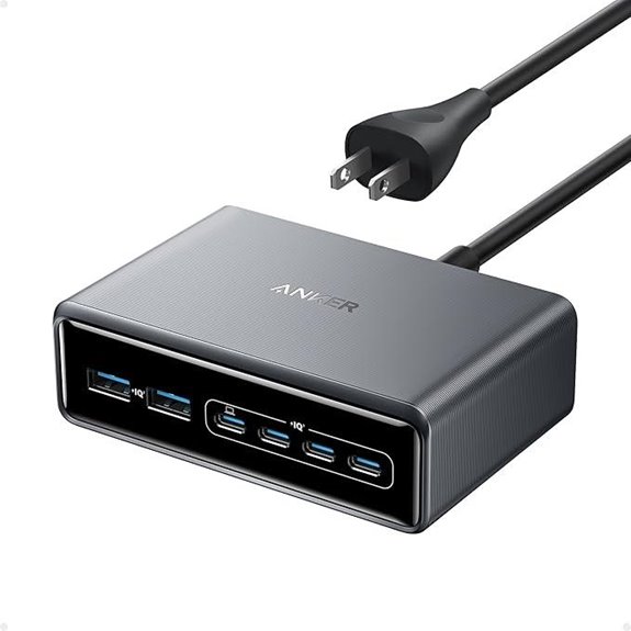 Anker 200W 6-Port GaN Charger for Multiple Devices
