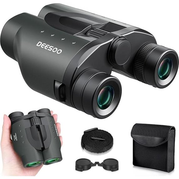 DEESOO Compact High-Powered Bird Watching Binoculars