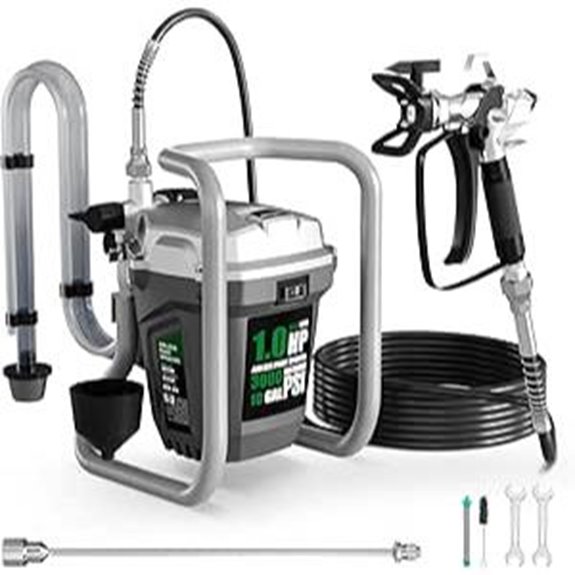 High-Pressure Airless Paint Sprayer with Extension Rod