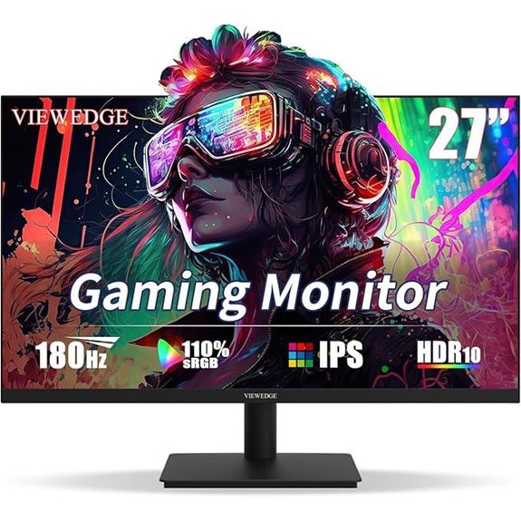Viewedge 27-inch Gaming Monitor 180Hz HDR 1ms