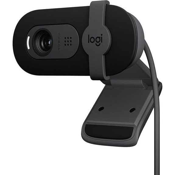Logitech Brio 1080p Webcam with Microphone and Shutter
