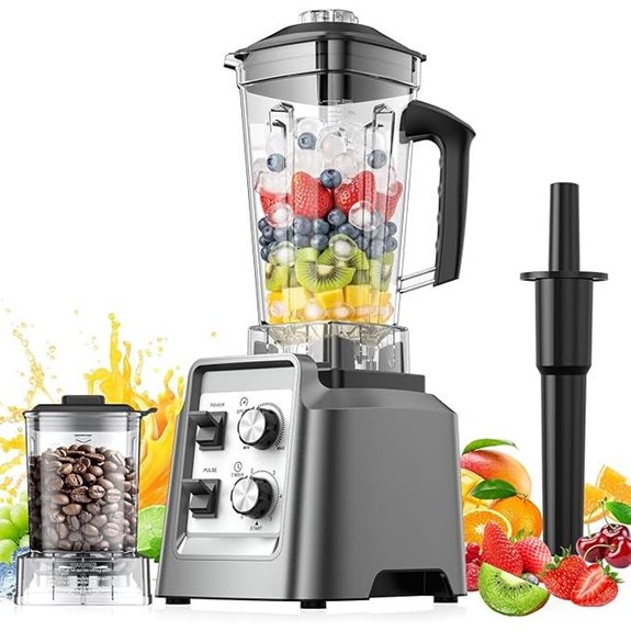 Countertop Blender with Grinder Self-Cleaning 28000 RPM