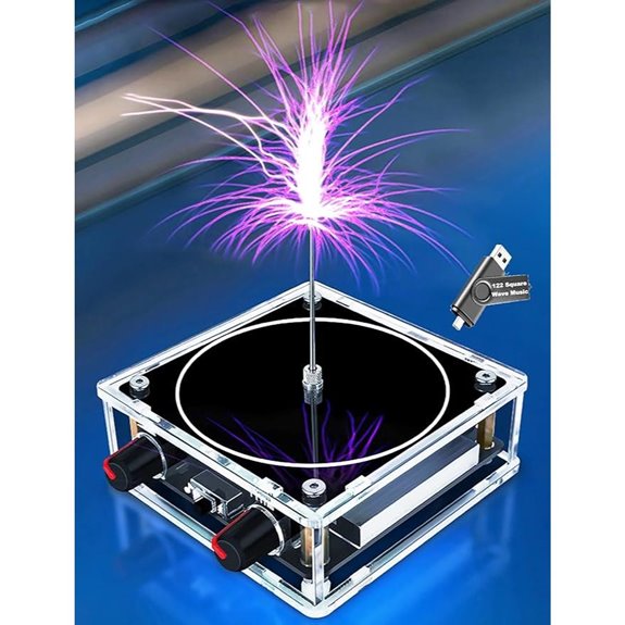 Tesla Coil Plasma Loudspeaker Science Experiment Model