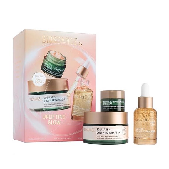 Biossance Uplifting Glow Holiday Skincare Set