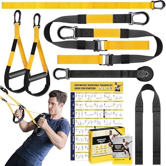Home Resistance Training Kit with Handles and Door Anchor