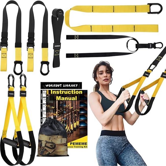 Home Resistance Training Kit with Suspension Straps