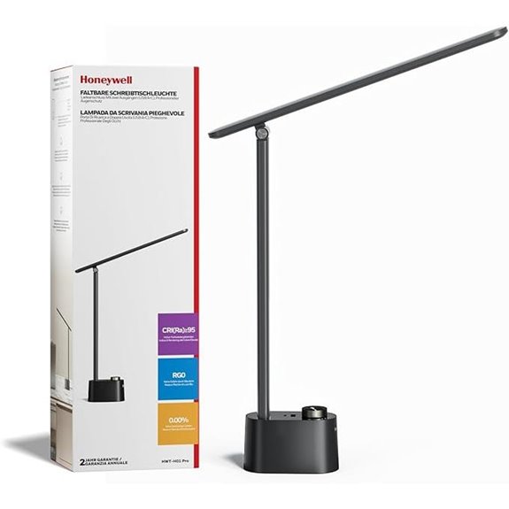 Honeywell Upgraded LED Desk Lamp with USB Ports