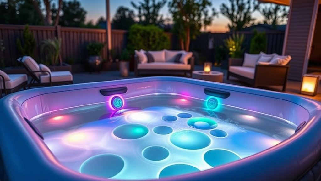 hot tub size features durability