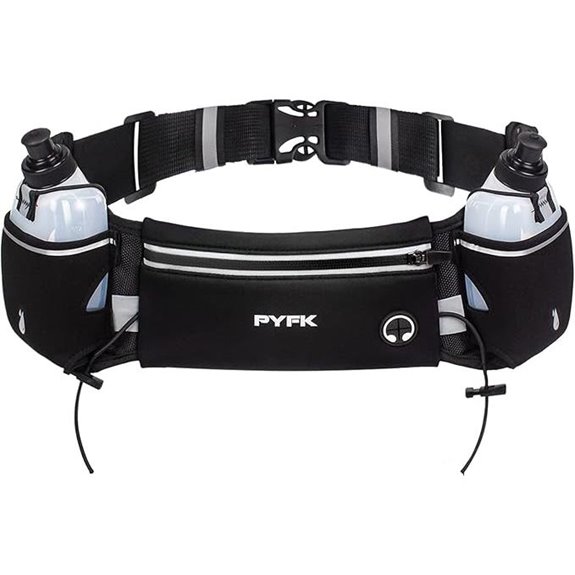 PYFK Hydration Running Belt with Water Bottles