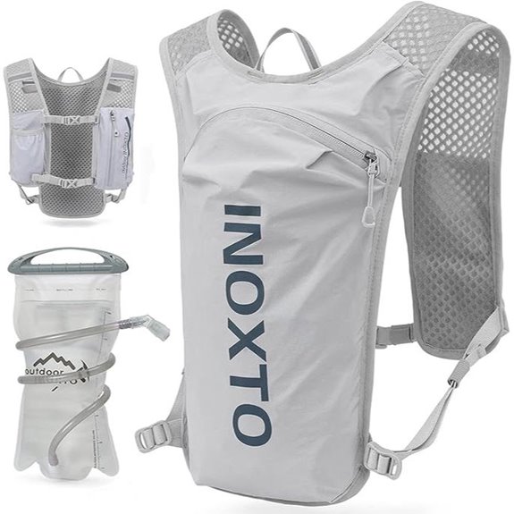 INOXTO Hydration Vest with Water Bladder for Running