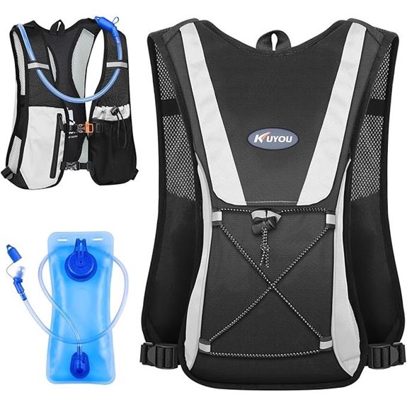 KUYOU Hydration Vest with 2L Water Bladder