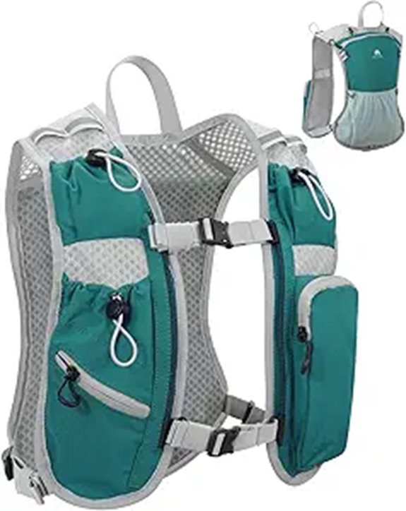 Hydration Running Vest with Phone Holder and Adjustable Straps