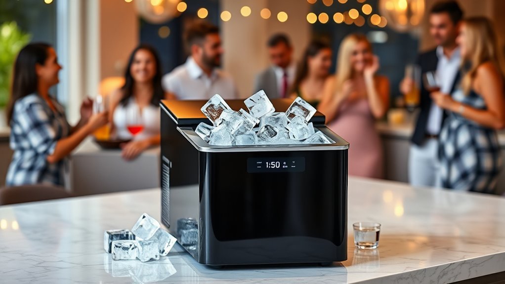 ice maker capacity and features