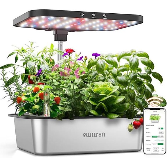 Owltron Smart Hydroponic Indoor Herb Garden Kit