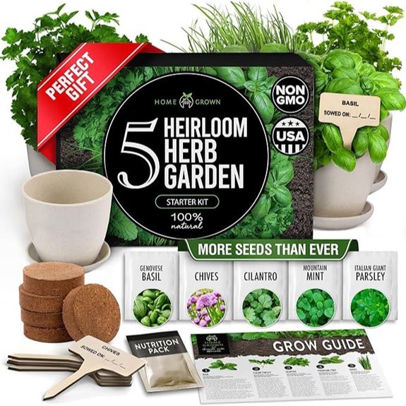 HOME GROWN Indoor Herb Garden Starter Kit