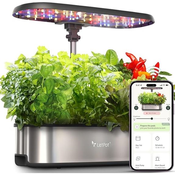 LetPot Hydroponic Indoor Garden Kit with 12 Pods