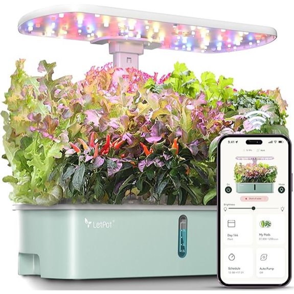 LetPot Smart Indoor Hydroponic Garden System (10 Pods)