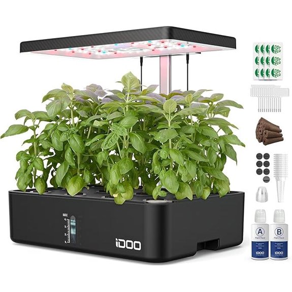 iDOO Hydroponic Indoor Garden System (12 Pods)