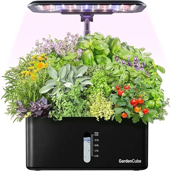 Hydroponic Indoor Garden Kit with LED Grow Light