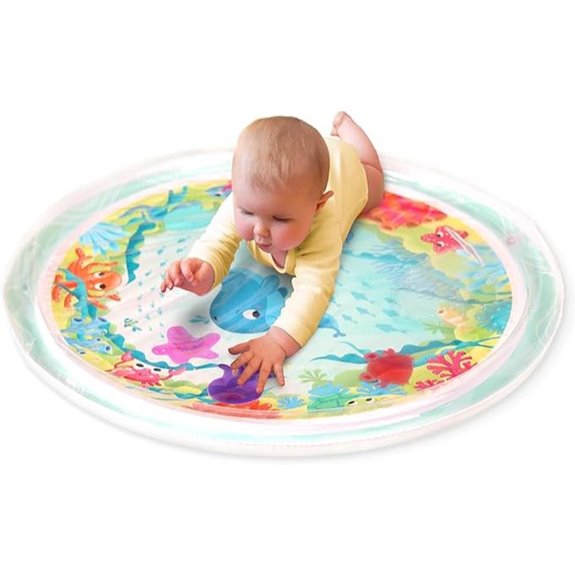 B. Toys Baby Inflatable Tummy Time Water Mat