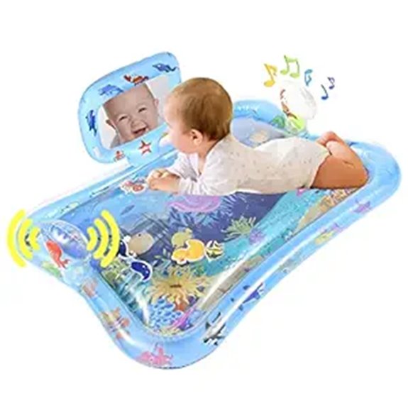Inflatable Baby Water Play Mat with Mirror