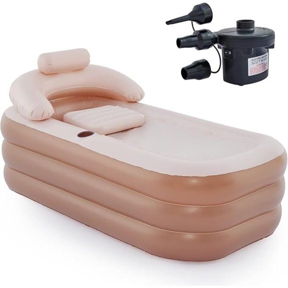 CO-Z Inflatable Bathtub with Pump and Accessories