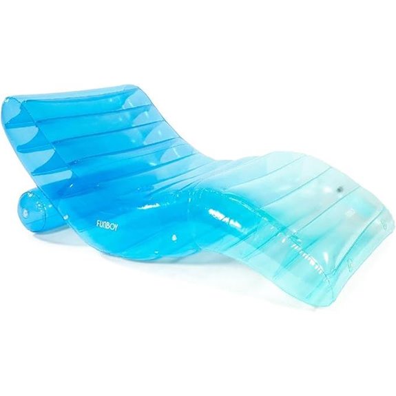 FUNBOY Inflatable Blue Pool Lounger for Adults