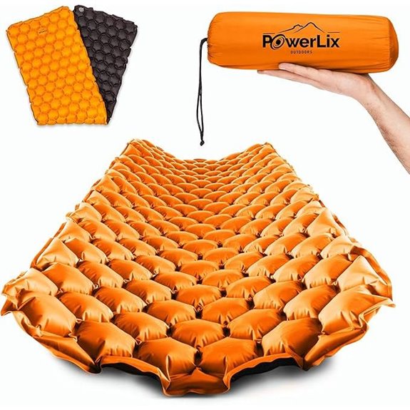 POWERLIX Inflatable Camping Sleeping Pad with Repair Kit