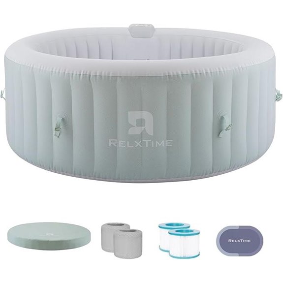 Inflatable 2-4 Person Hot Tub Spa with Heater