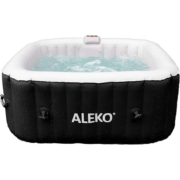ALEKO Inflatable Hot Tub Spa with Bubble Jets