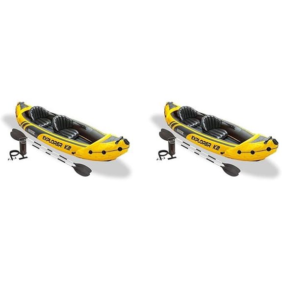 Intex Explorer K2 Inflatable Kayak Set (2-Pack)