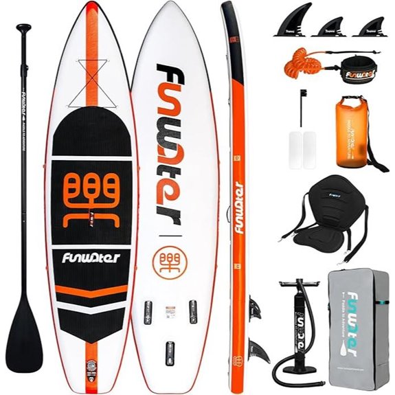 FunWater Inflatable Stand Up Paddle Board with Accessories