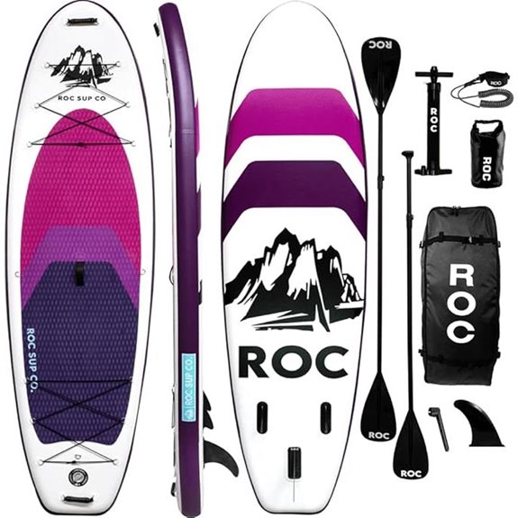 Roc Inflatable Stand Up Paddle Board with Accessories