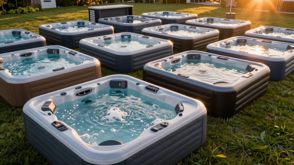 inflatable vs portable hot tubs