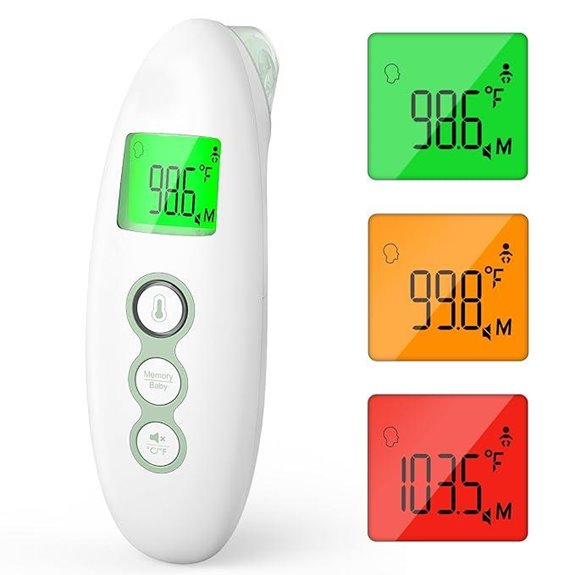 Momcozy Non-Contact Infrared Thermometer with Fever Alarm