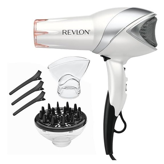REVLON Infrared Hair Dryer with Diffuser & Concentrator