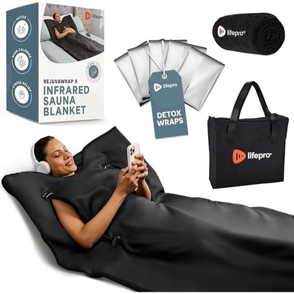 Lifepro Infrared Sauna Blanket for Detox & Relaxation