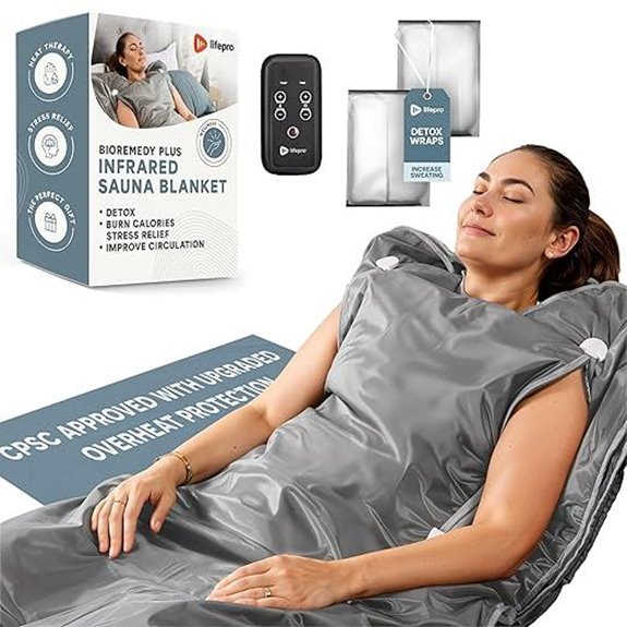 Lifepro Infrared Sauna Blanket with Detox Wraps