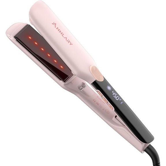 Infrared Titanium Flat Iron Hair Straightener