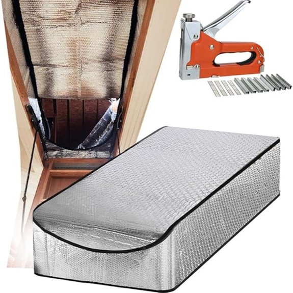Attic Insulation Cover Kit with Staple Gun