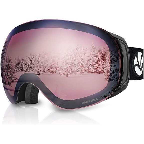 VANRORA Ski & Snowboard Goggles with Interchangeable Lenses