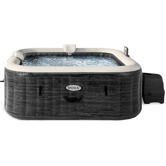 INTEX PureSpa Greystone Deluxe Spa Set with Cover