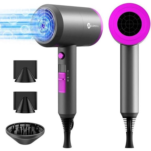 Slopehill Ionic Hair Dryer with Attachments