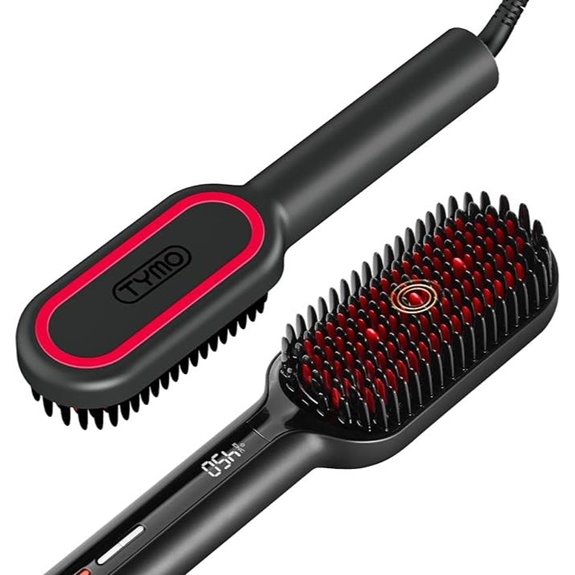 TYMO Ionic Plus Hair Straightener Brush