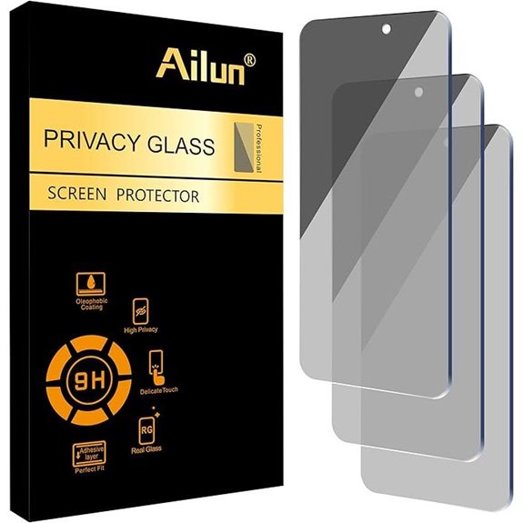 Ailun Privacy Screen Protector for iPhone 15/16 (3-Pack)