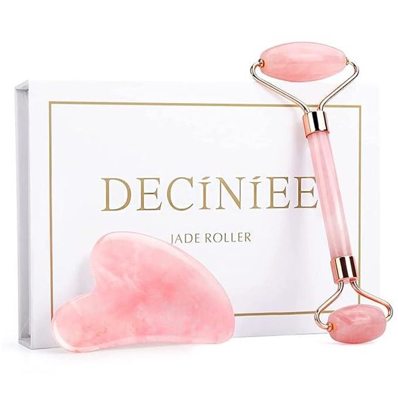 Deciniee Jade Gua Sha Face Roller for Skin Care