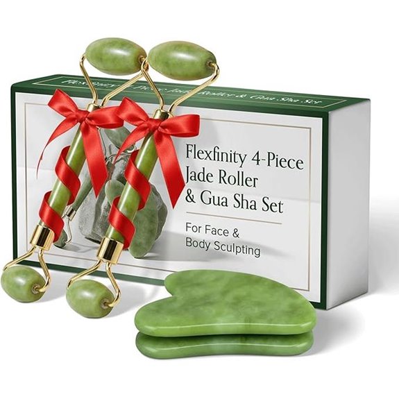 4-Piece Jade Body Roller & Gua Sha Set