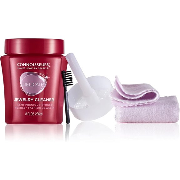 Connoisseurs Jewelry Cleaning Kit with Cleaner & Cloths